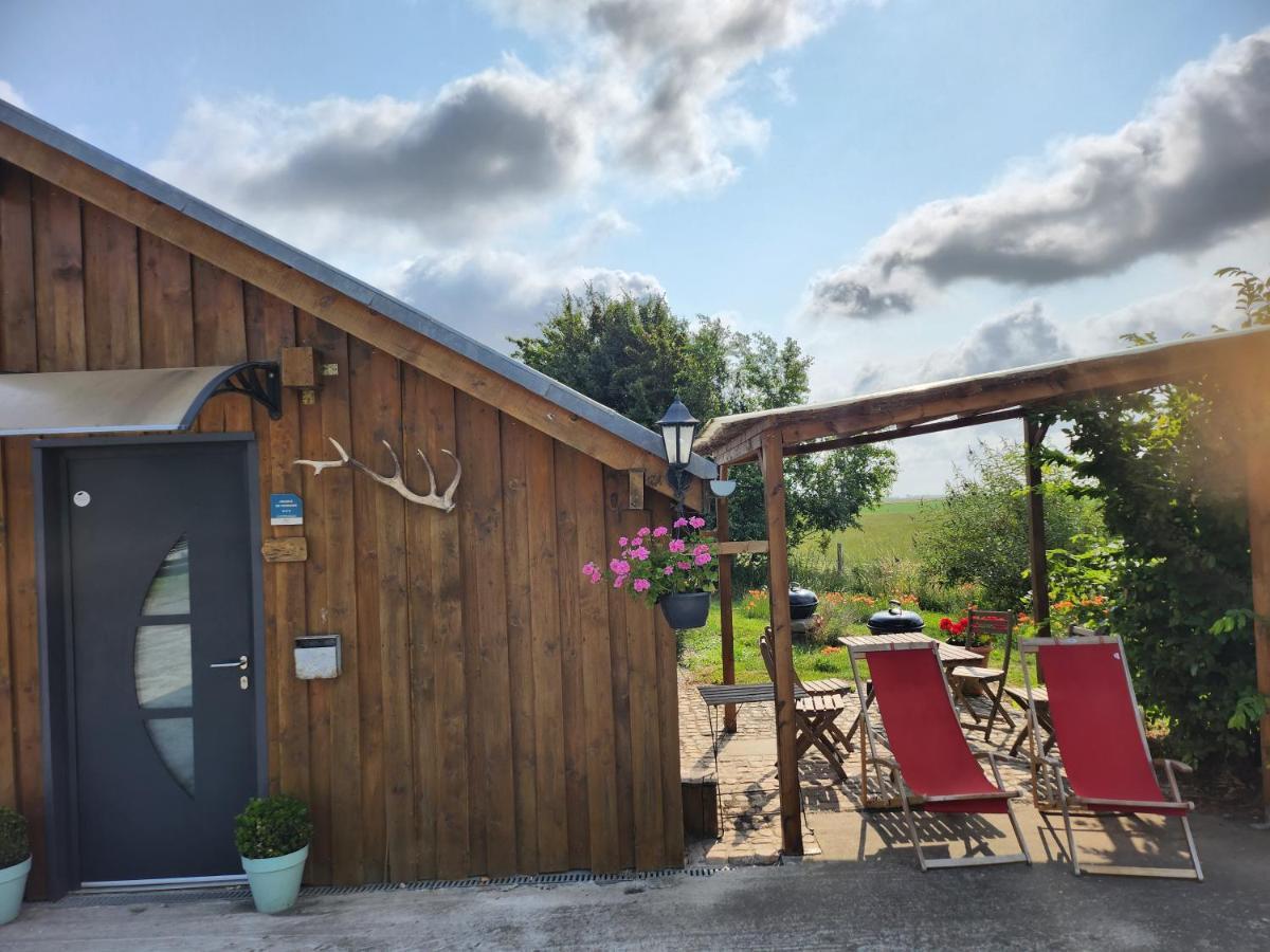 Le Chalet De La Ferme Du Tertre Villers-au-Tertre Bagian luar foto